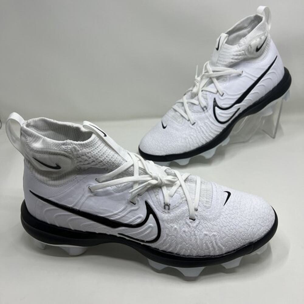 Nike Mens Alpha Huarache NXT MCS White Blue Tint Black Cleats Size 14 DJ6519 101